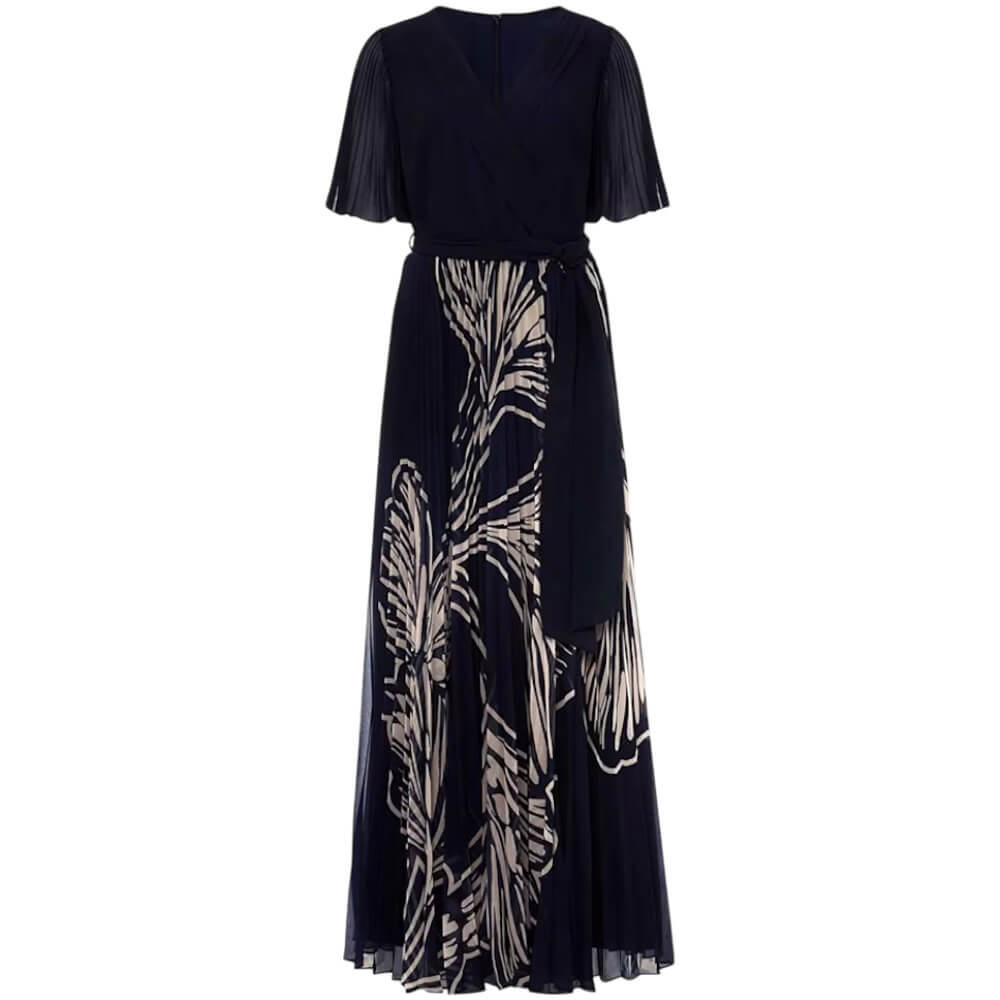 Phase Eight Abigail Printed Pleat Midaxi Dress